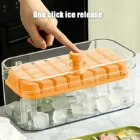 Yyeselk ledene ladice, kockice leda sa poklopcem i kanti, kockice leda sa ledenim kalupom, jednostavno