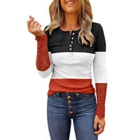 Majice za ženska košulja bluza rukave tunike o vrat košulja dugih prednjih gumba čipke jesen zimska