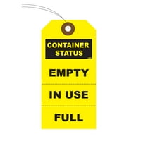 Status kontejnera u potpunosti u upotrebi prazna oznaka cilindra