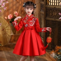 Djevojke Modne haljine Tang Girls Topla kineska princeza dječja dječja godišnja haljina odijelo debele