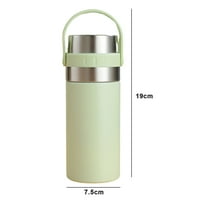 Wherick 380ml Vodena boca za boce sa izolirane termos tikvice od nehrđajućeg čelika Sportska boca za
