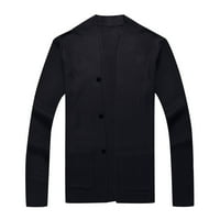 Muška jesenska modna slobodno vrijeme čvrsta tanka jakna bluza kaput bejzbol kardigan plus veličine