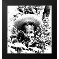 Hollywood Photo Archive crna modernog uokvirenog muzeja Art Print pod nazivom - Leslie Caron