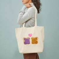 Cafepress - kikiriki puter voli jelly tote torba - prirodna platna torba, torba za trbuhe