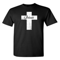 Isus Cross sarcastic humor grafički novost smiješna visoka majica