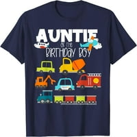 Teta rođendanske dječačke porodice podudaranje vlaka majica vatrogasne majice
