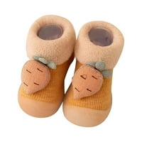 Yinguo dečaci djevojke životinjske crtane čarape cipele cipele toddler topline čarape bez klizanja predrašujuće
