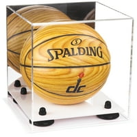 Akrilni mini - minijaturni košarkaški ekran sa ogledalom, crnim usponima i bijelom bazom