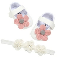 Djevojke cipele za bebe dječačke papuče princeza preparker cvjetne dječje dijete cipele + trake za glavu