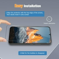 [2+ pack] Galaxy s zaštitni ekran zaštitni ekran, otključavanje otiska prsta, HD Clear 9h kaljeno staklo