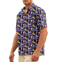 4. jula muška havajska majica USA Nacionalna majica zastava ovratnik na otvorenom ulicom kratkih rukava,