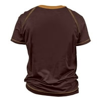 Corashan grafički majica za muškarce Raglan majica retro kratkih rukava na okruglom vratu pismo tiskanje