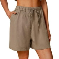 Jtckarpu kratke hlače velike kratke hlače elastične ležerne ljetne kratke hlače