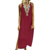 Luiyenes Boho suknja Bohemijska ženska haljina za ženska tunika