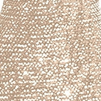 Haljine za ženske čišćenje Ženska haljina večernja haljina Ljeto Split V-izrez Sequin Modni bez rukava