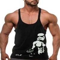 Leuncero suho fit cisterna za mišiće za muškarce vježbanje bodybuilding striptizere majica bez rukava