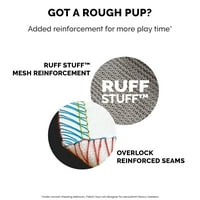 Furhaven PET proizvodi 2-in-pliša i TPR igračka psa - Hubble Martian