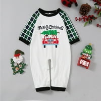 Coopserbil Pajama Baby Girgin Božićna odjeća Ispisana slova Djevojke za djecu za debljinu Pidžama organski