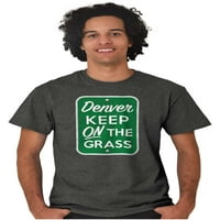 Denver se drži na travi Funny Colorado Muška grafička majica Tees Brisco Brends X