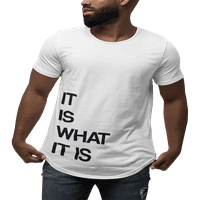 Košulja MANS MENS To je ono što je to droptuta majica donji desni dizajn smiješan meme tee
