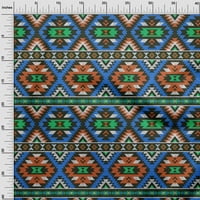 Onuone poliester Spande plava tkanina Afrički Aztech Quilting potrošni materijal Ispisuje šivanje tkanine