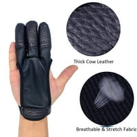 Savremene rukavice sa streličarskom rukavicama - Kožne rukavice za povratak i složeni luk - Tri prsta