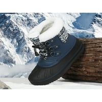 Eloshman Kids prozračne tople obložene zimske cipele planinarenje Neklizajuće povlačenje na srednje