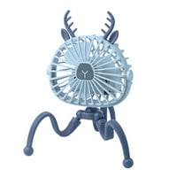 Fonwoon Nova deformacijska nosač ventilatora Mini ventilator USB punjenje ventilator ventilatora ventilatora