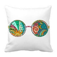 Sunčane naočale Zentangle Colorful Variant jastučni jastučni jastuk za zaštitu dve strane za kauč
