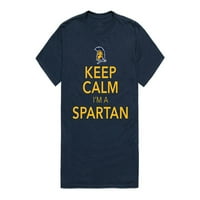 Univerzitet u Sjevernoj Karolini u Greensboro Spartans drži mirna majica mornarice