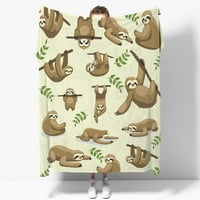 Ljubav viseći sa sobom bacanje pokrivač lagana flisa pokrivač za djevojke dječake mekani smiješni životinjski