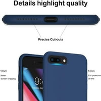 Kompatibilan sa iPhone Plus Case, iPhone Plus Slim tekućih silikona Potpuno prekriveno mekani gel gumeni