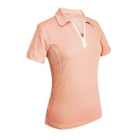 Monterey Club Ženski mikro PI kontrast Golf polo majica 2448