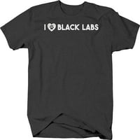 Ljubavne laboratorije Love Paw Print Animals Tshirt za pse za velike muškarce 3xl tamno siva