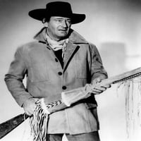 John Wayne kao ethan Edwards drži svoju pušku pretraživače poster fotografija