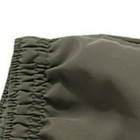 Miluxas Plus veličine Hlače Clearence Man Loose Sport zavoja za ljetne hlače Activewear Solid Hratke