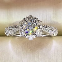 Sehao prstenovi izvršava izdužene prsten za žene Angažovanje vjenčanog nakita Pribor poklon nakit za