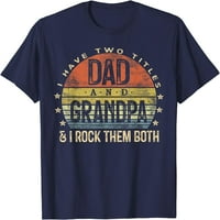 Imaju dva naslova tata i djeda, rokiram ih obje vintage majica
