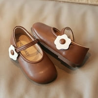 DMQupv kožne čizme casual cipele ravna lagana kasu za cvijeće kuka kaše cipele s dugim čizmama veličine