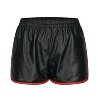 Delovi Atletske kratke hlače za muškarce Ljetni patchwork čvrstih elastičnih kratkih hlača, crvena
