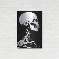 Luxe Metal Art 'Skelet' Giuseppe Cristiano, Metal Wall Art, 24 X36