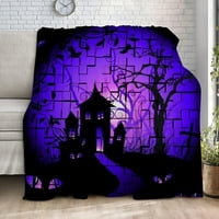 Halloween pokrivač, pokrivač za spavaća soba Dekor za spavanje, 001
