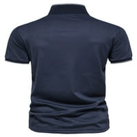 Avamo Muškarci Ležerne prilike Polo Thirts Kratki rukavi Henleyji košulja Radne odjeće Poslovni ured