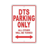 DTS Parking samo svi ostali bit će svučeni smiješna furativna garaža Aluminijumski znak 12 x18 ploča