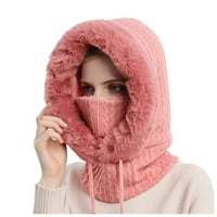Šeširi za ženske zimske na otvorenom jahanje za glavu hladno-otporne na skijaške kapice Topla Bib maska