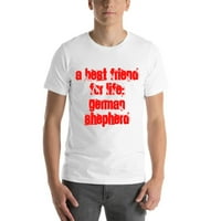 Najbolji prijatelj za život: pamučna majica njemačkog ovčara Cali stil majica s nedefiniranim poklonima