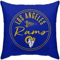 Los Angeles Rams 18 '' 18 '' Skripni krug Duck Tkanina D-COR Jastuk poklopac