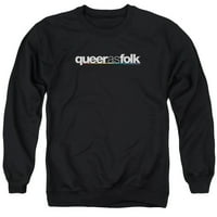 Queer kao folk - logo - Crewneck dukserica - srednja