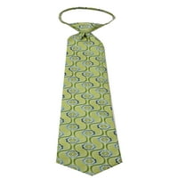 Muški zeleni patentni zatvarač unaprijed napravljeni modni kravate sa zatvaračem