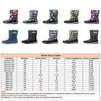 Lacyhop unise Winter Boot Fau Fur Warm Cipele MID CALF čizme za snijeg Rad bez klizanja hladnim vremenskim